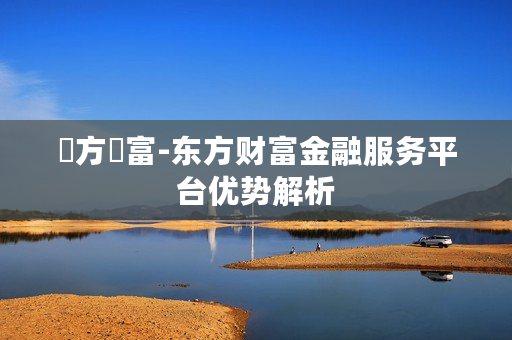 東方財富-东方财富金融服务平台优势解析