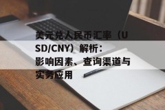 美元兑人民币汇率（USD/CNY）解析：影响因素、查询渠道与实务应用