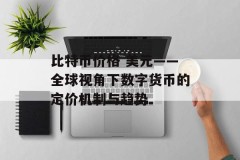 比特币价格 美元——全球视角下数字货币的定价机制与趋势