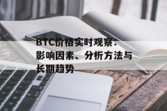 BTC价格实时观察：影响因素、分析方法与长期趋势
